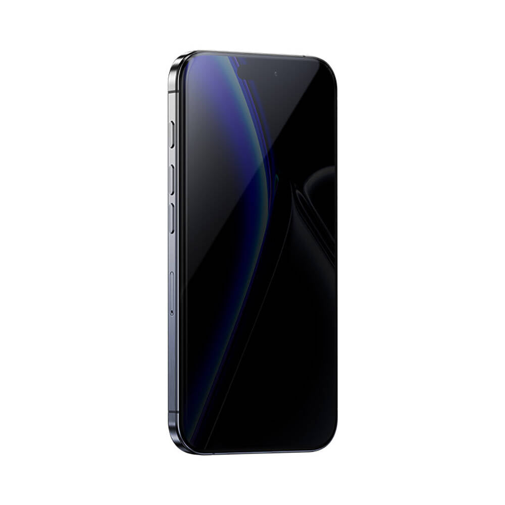 Benks Glass Warrior iPhone 16 Pro Privacy HD Cam Ekran Koruyucu + Kolay Uygulama Aparatlı Benks Glass Warrior iPhone 16 Pro Privacy HD Cam Ekran Koruyucu + Kolay Uygulama Aparatlı